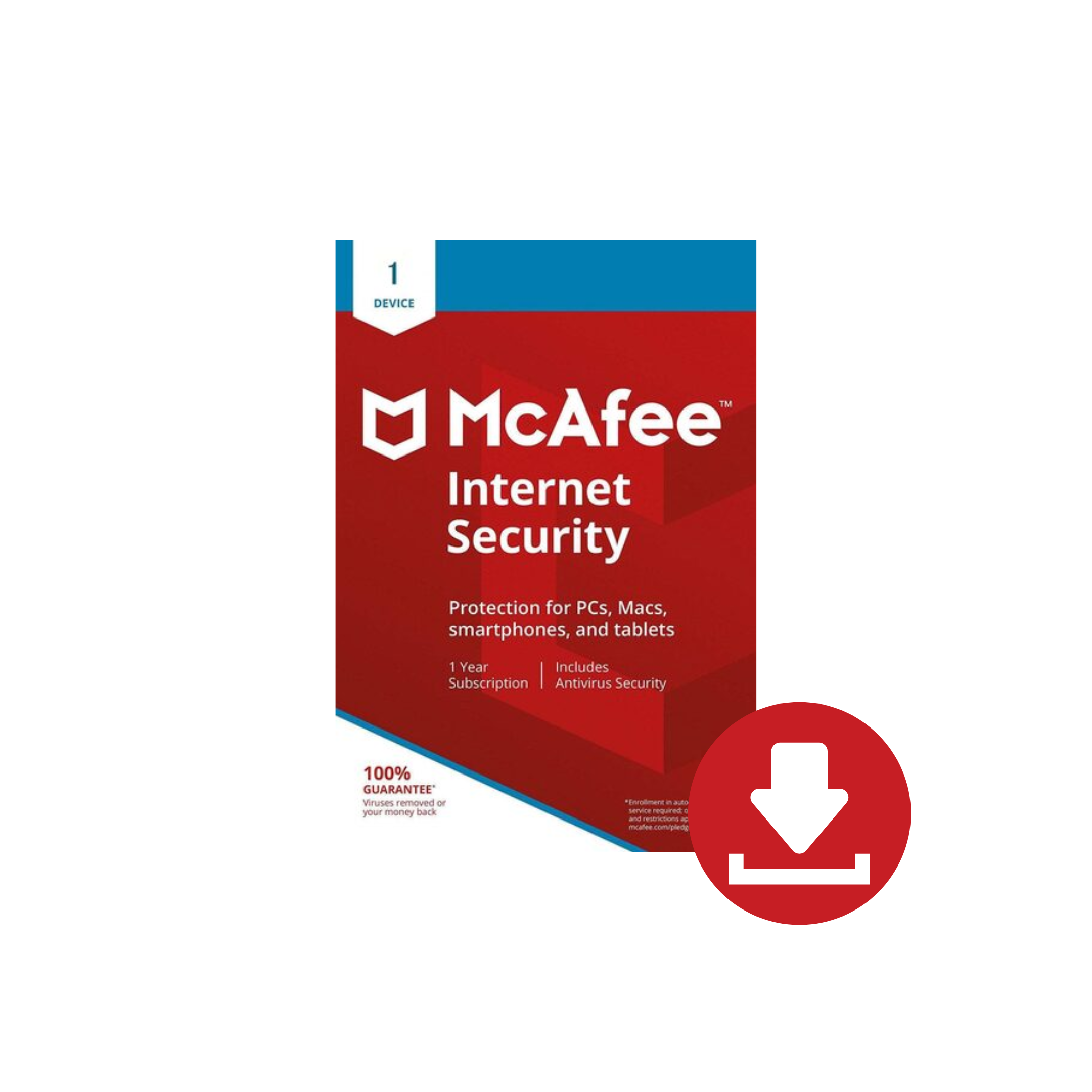 McAfee Internet Security 1 Dispositivo 1 Año de Vigencia