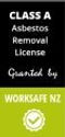 Worksafe NZ Class A Asbestos Removal License