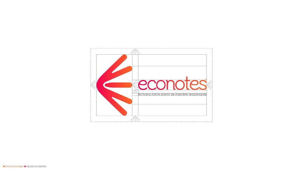 proportion du logo Econotes