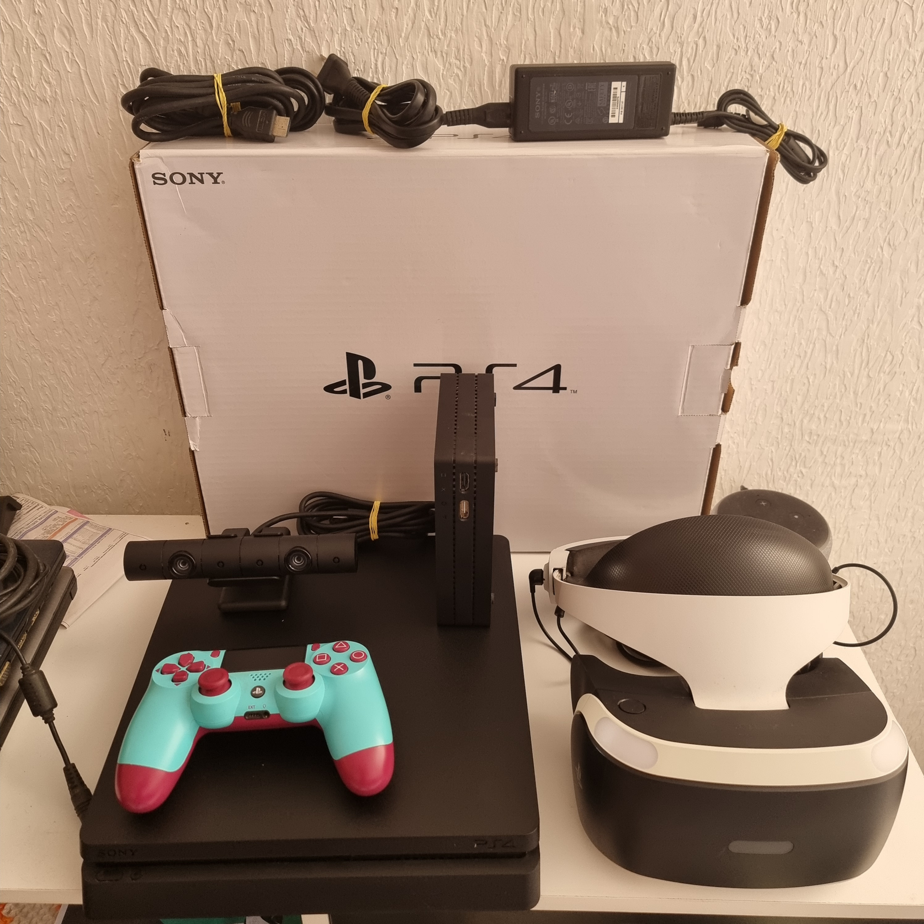 PS4 SLIM DE 1TB COM VR