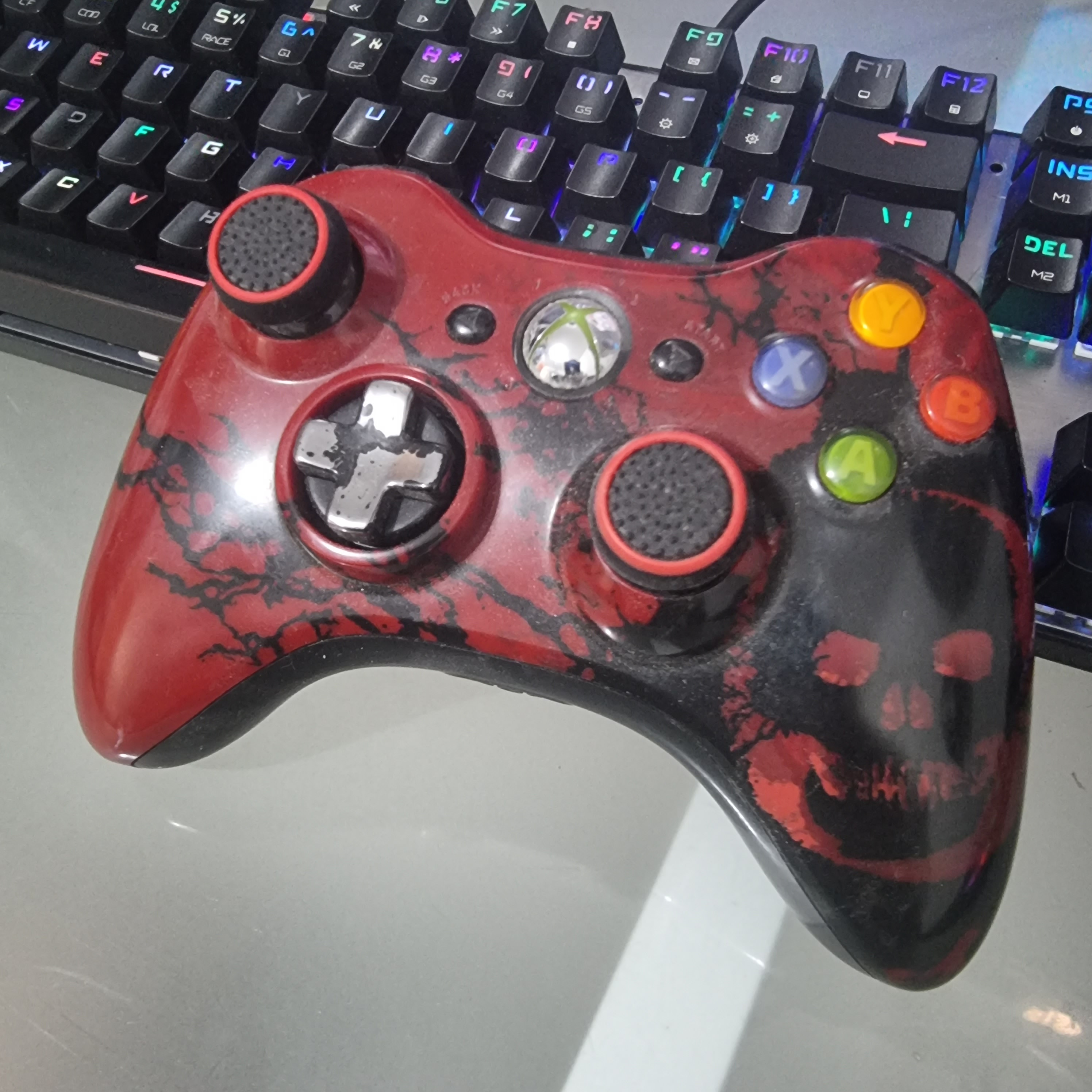 Controle Xbox 360 original Edição Gears Of War - Semi novo