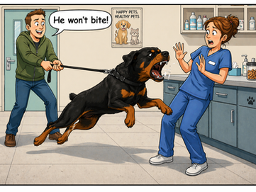 He won't bite!