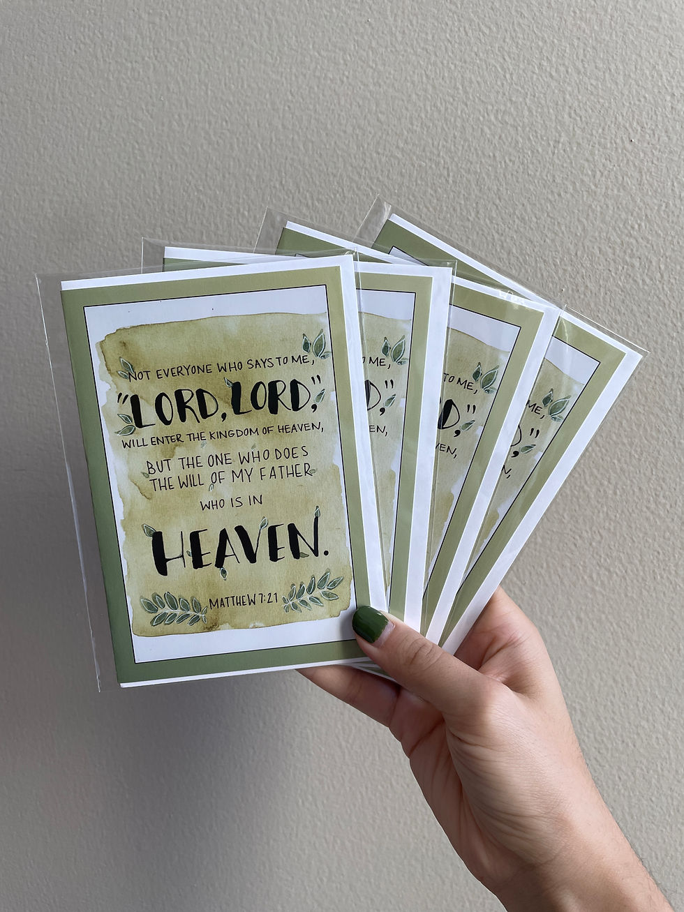 Thumbnail: Matthew 7:21 - Box of Cards