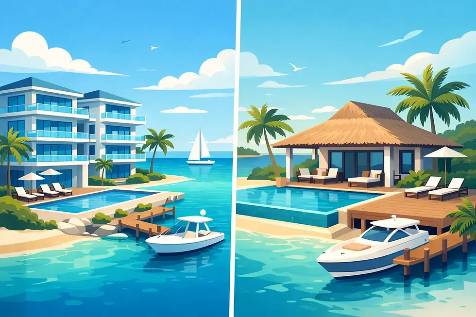 Exuma Condos Versus Private Villas
