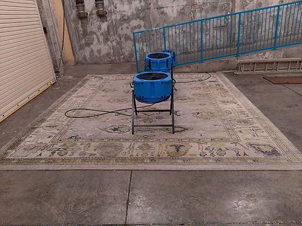 Wool rug drying1.jpeg