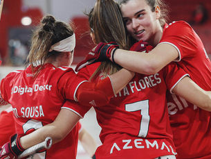 Hóquei em patins feminino: Triunfo do SL Benfica em frente ao CACO