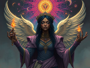 black female creative spiritual being