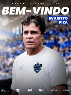 Evaristo Piza é o novo treinador do Barra FC