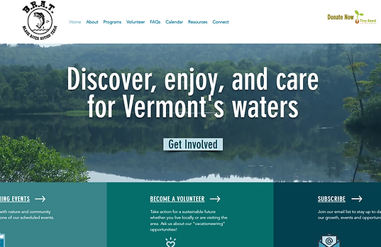 Black River Action Team Website Homepage