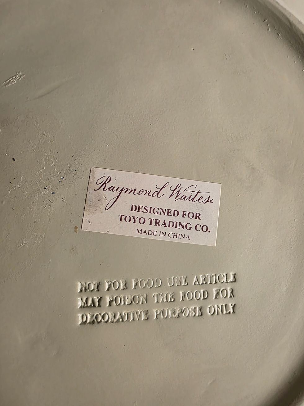 Thumbnail: Raymond Waites Rose Indica Yellow Plate