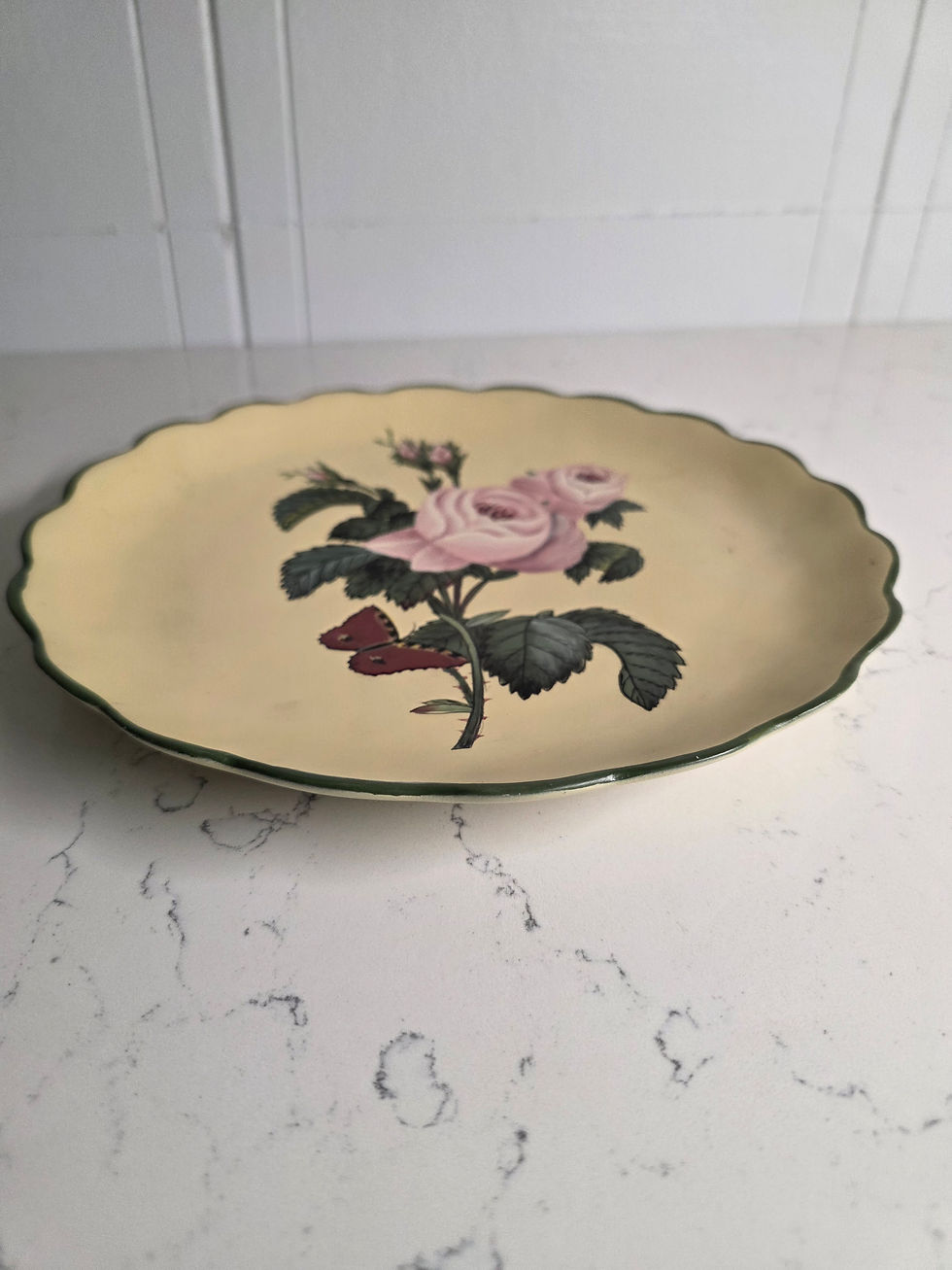 Thumbnail: Raymond Waites Rose Indica Yellow Plate