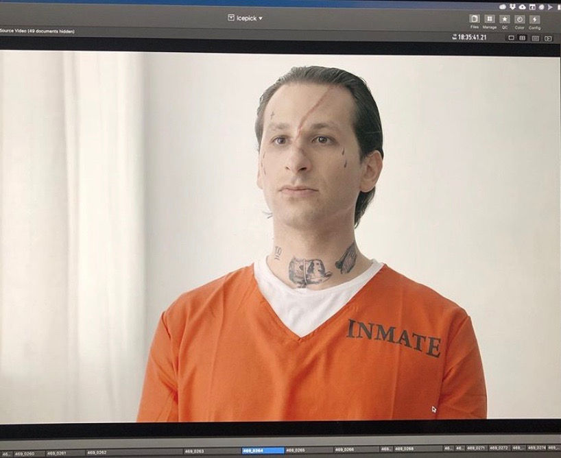 Dweck Season 1 "Icepick" - Scar Across Face