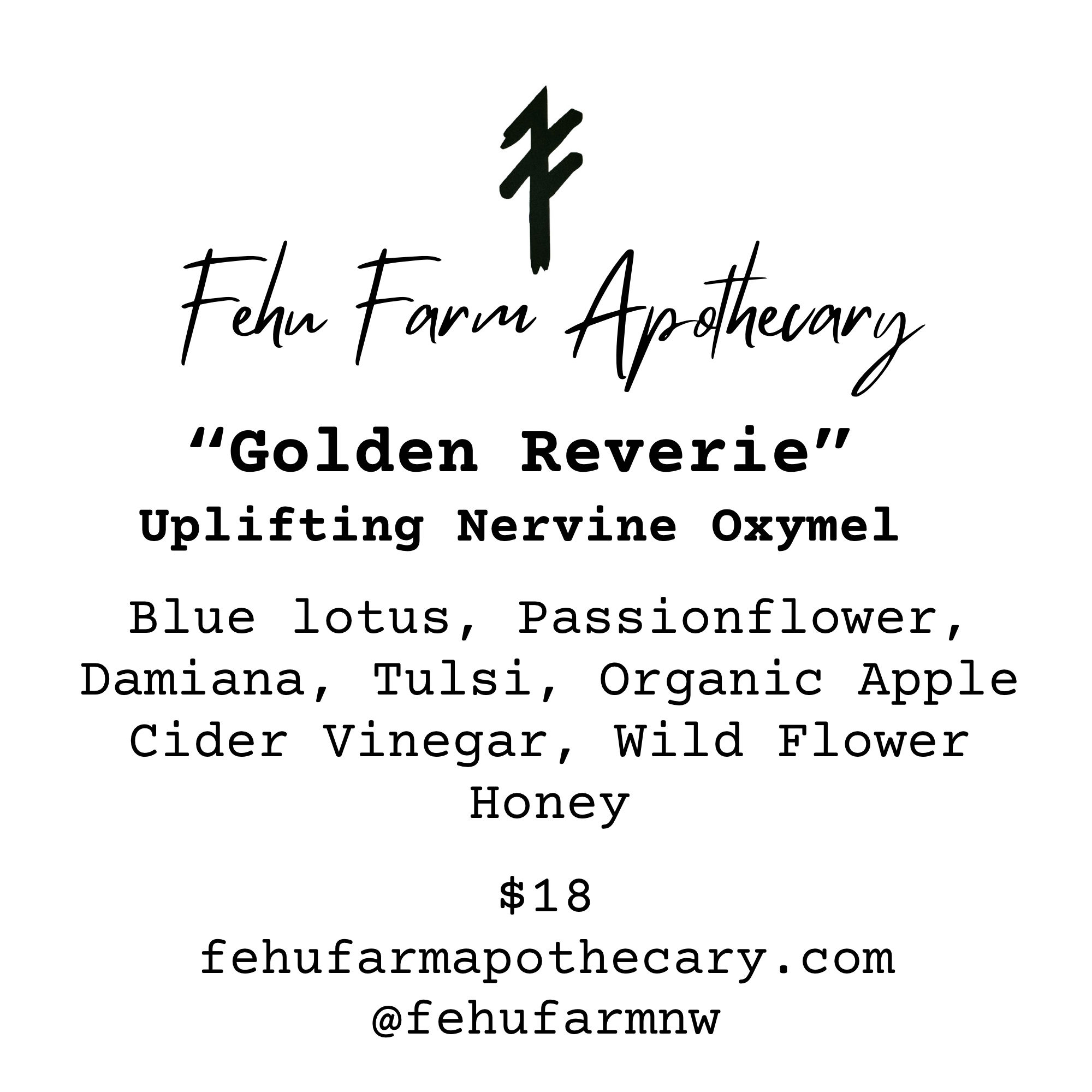 Golden Reverie Oxymel