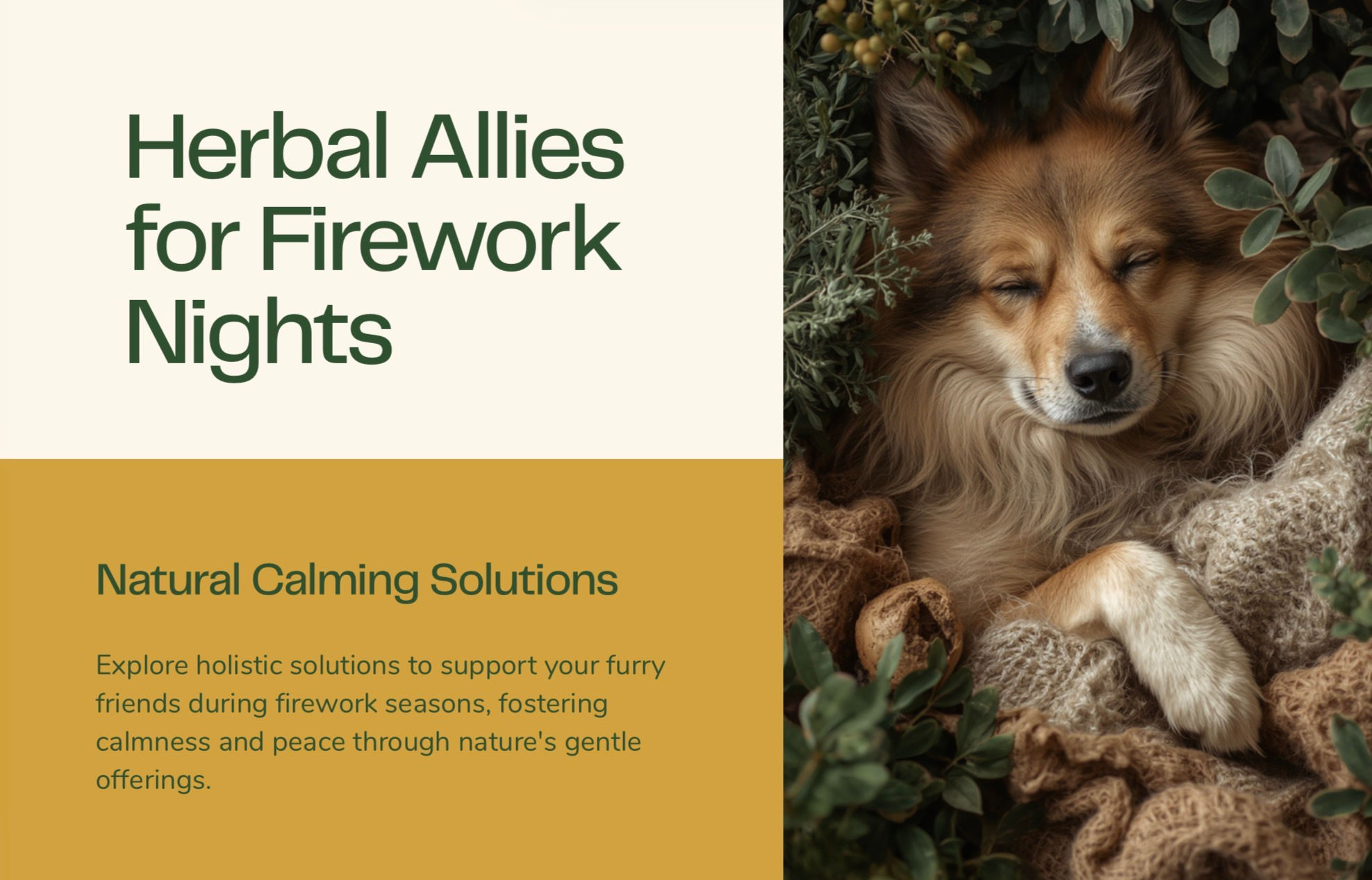 Herbal Allies for Firework Nights and More