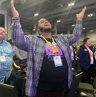 Ian praying