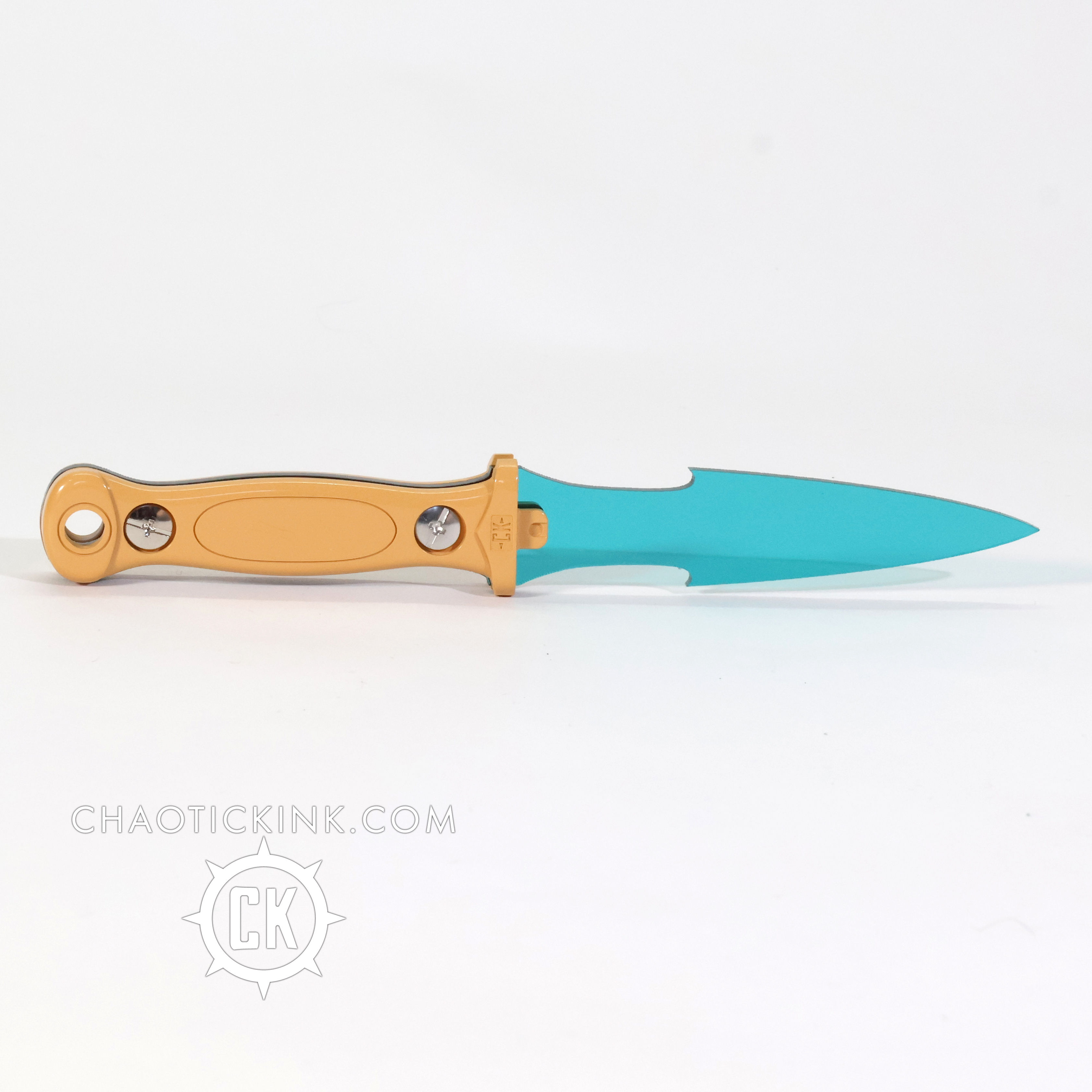 Mustard & Teal Vanity Acrylic Knife