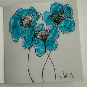 'Feelin' Blue' by Marina Aris 