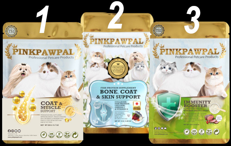 Pinkpawpal Food Supplement Trio