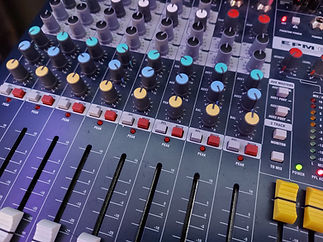 Mixing desk image