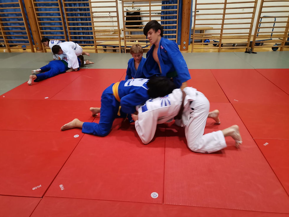Samstags-Judo-Training