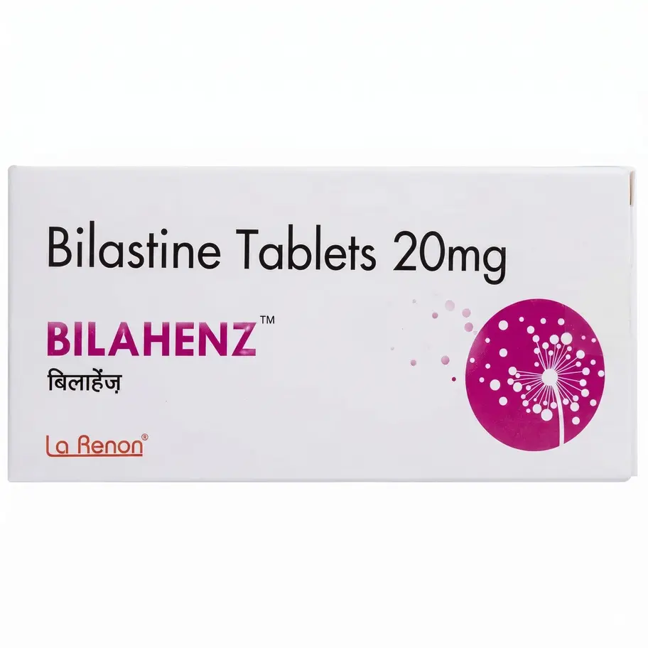 Bilahenz 20mg Tablet front box image