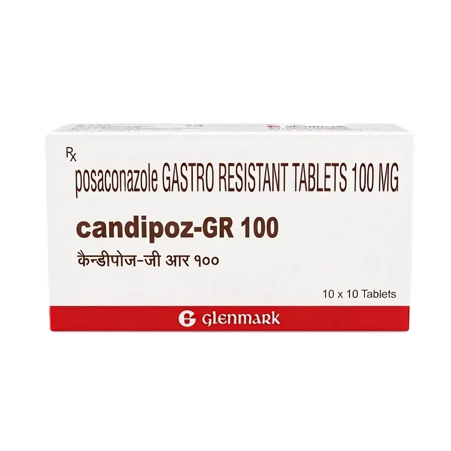 Candipoz GR 100mg Tablet front box image