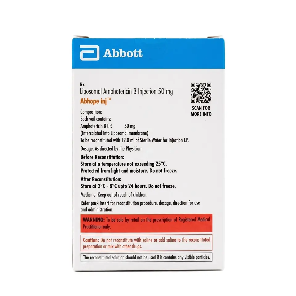 Abhope 50mg Injection back side box image