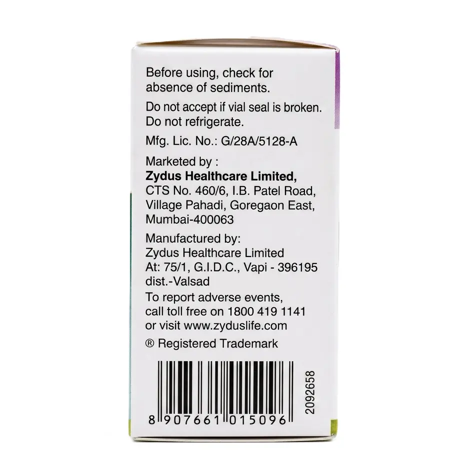 Globac FCM 500mg Injection left box image