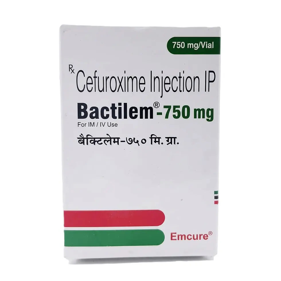 Bactilem 750mg Injection front box image