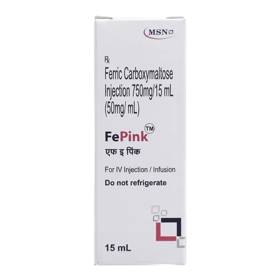 Fepink 750mg Injection front box image