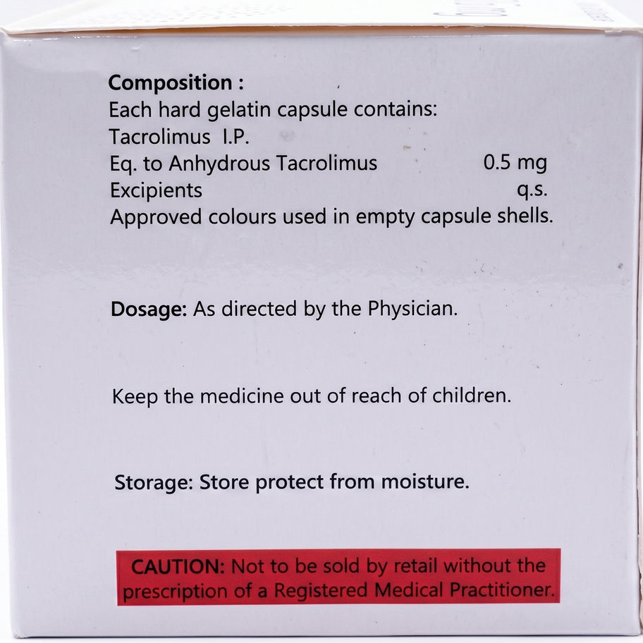 Acomuskin 0.5mg Capsule Box Back Image