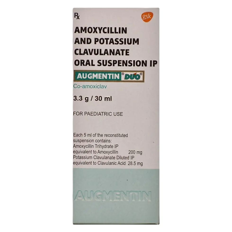 Augmentin DUO Syrup front box image