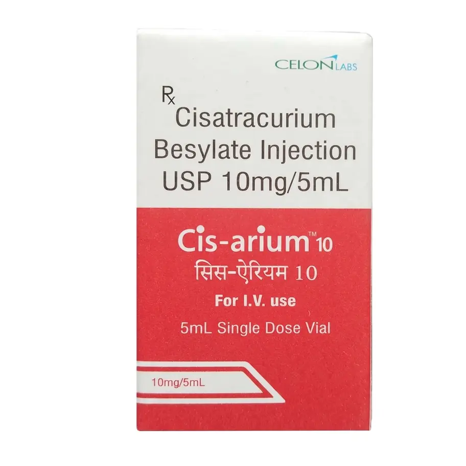 Cis-Arium 10mg Injection front box image