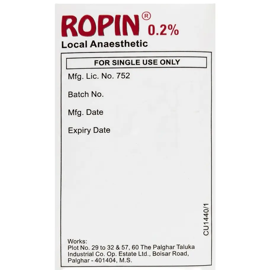 Ropin 0.2% Injection left box image
