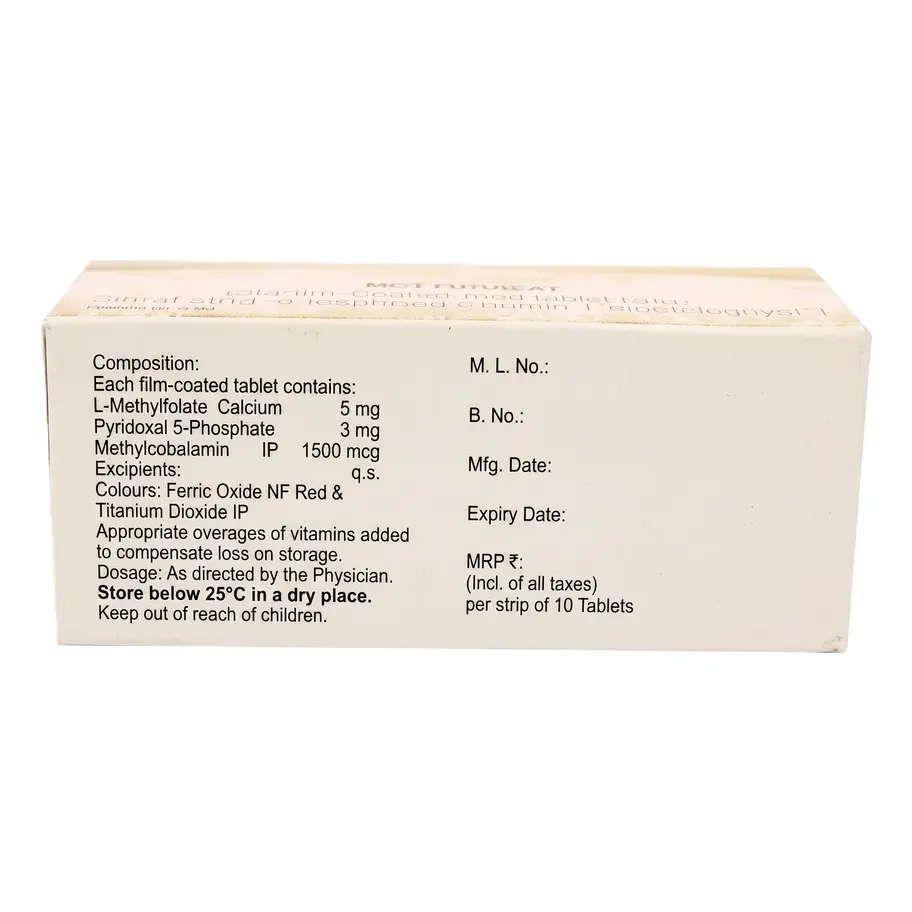 Folinext Gold Tablet back box image