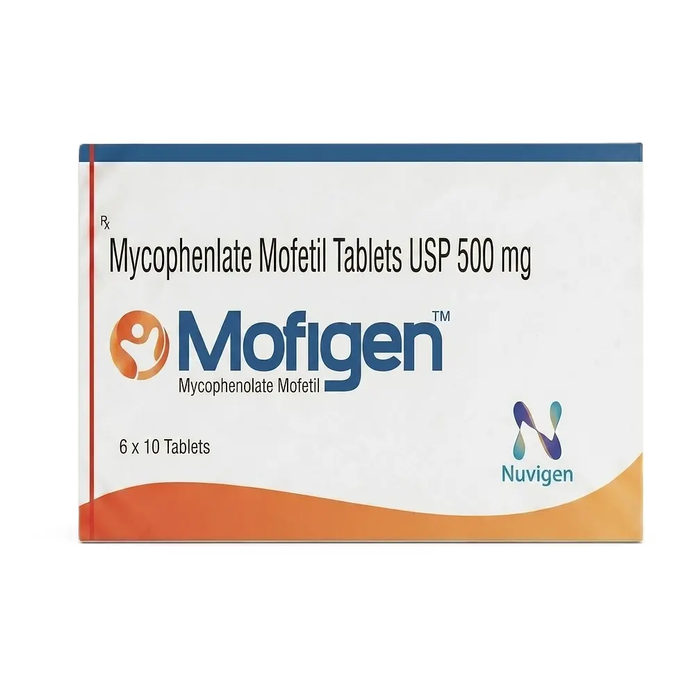 Mofigen 500 mg Tablet front box image