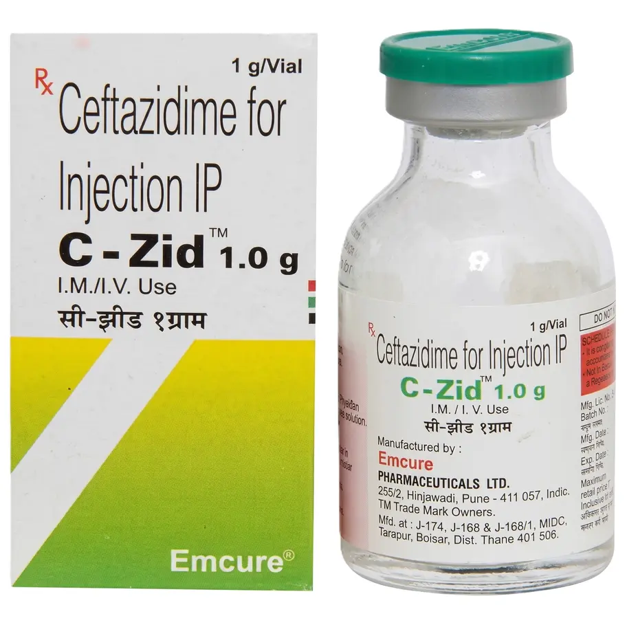 C ZID 1gm Injection front vial image