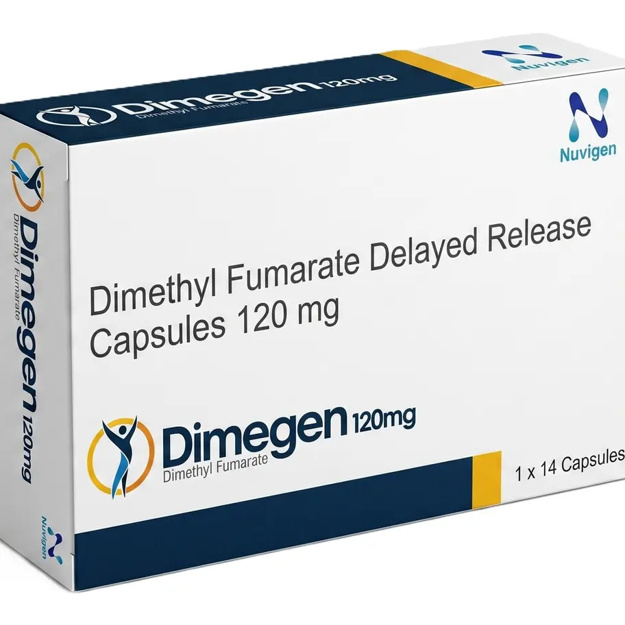 Dimegen 120 mg Capsule front box image