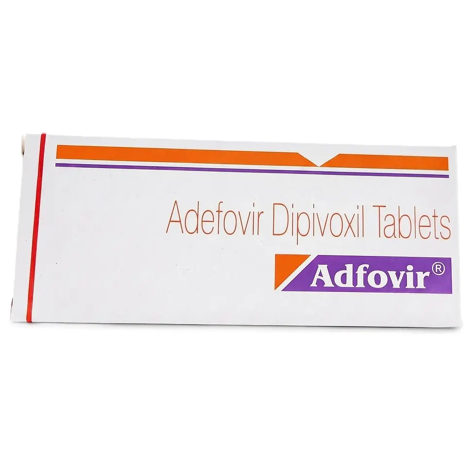 Adfovir 10 mg Tablet front side box image