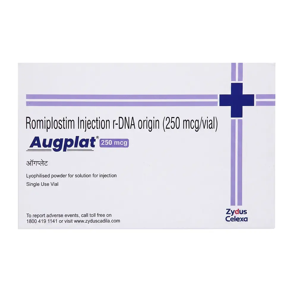 Augplat 250mcg Injection front box image