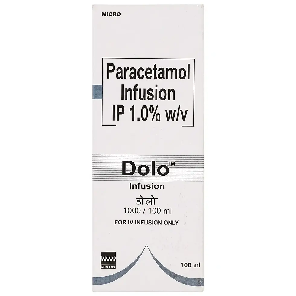 Dolo 1000mg Infusion front box image