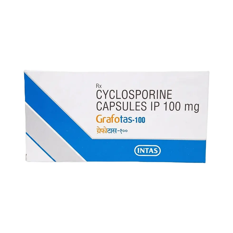Grafotas 100 mg Capsule front box image