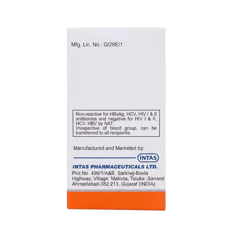 Factocel IX 600IU Injection left box image