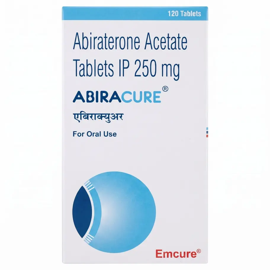 Abiracure 250mg Tablet front side box image