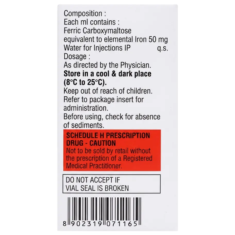 Encicarb 1 K Injection back box image