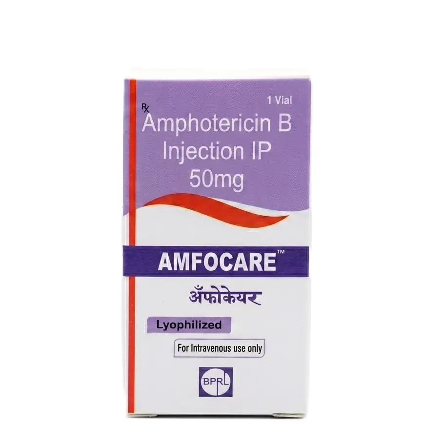 Amfocare 50mg Injection front side box image
