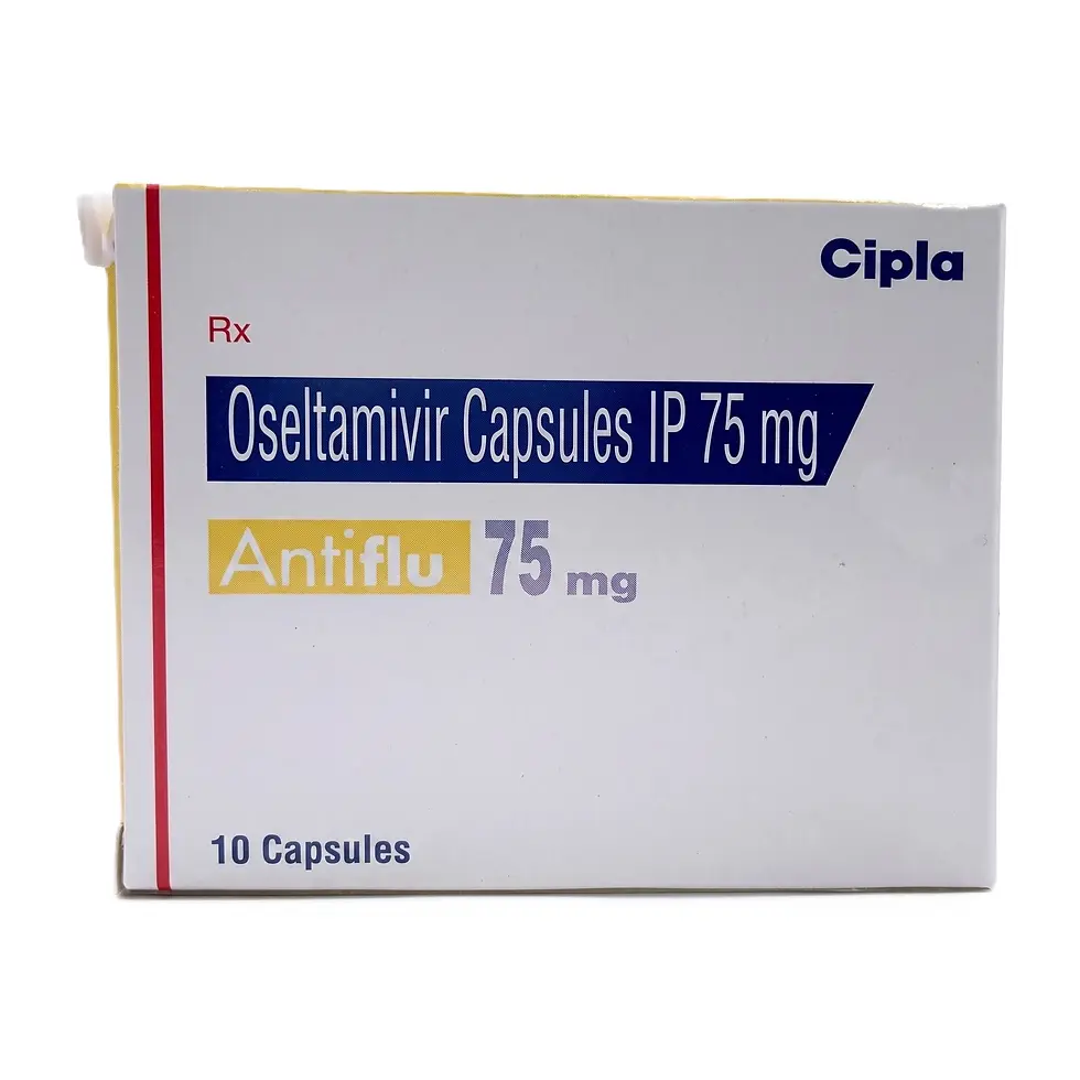 Antiflu 75mg Capsule front box image