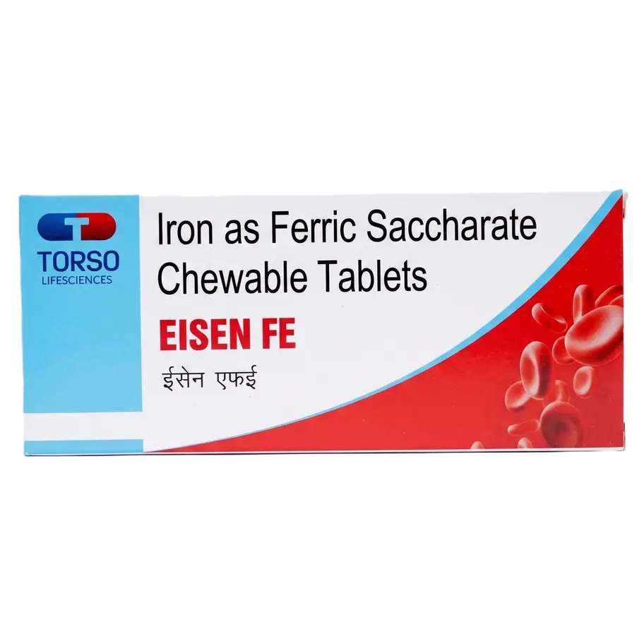 Eisen FE Chewable Tablet front box image