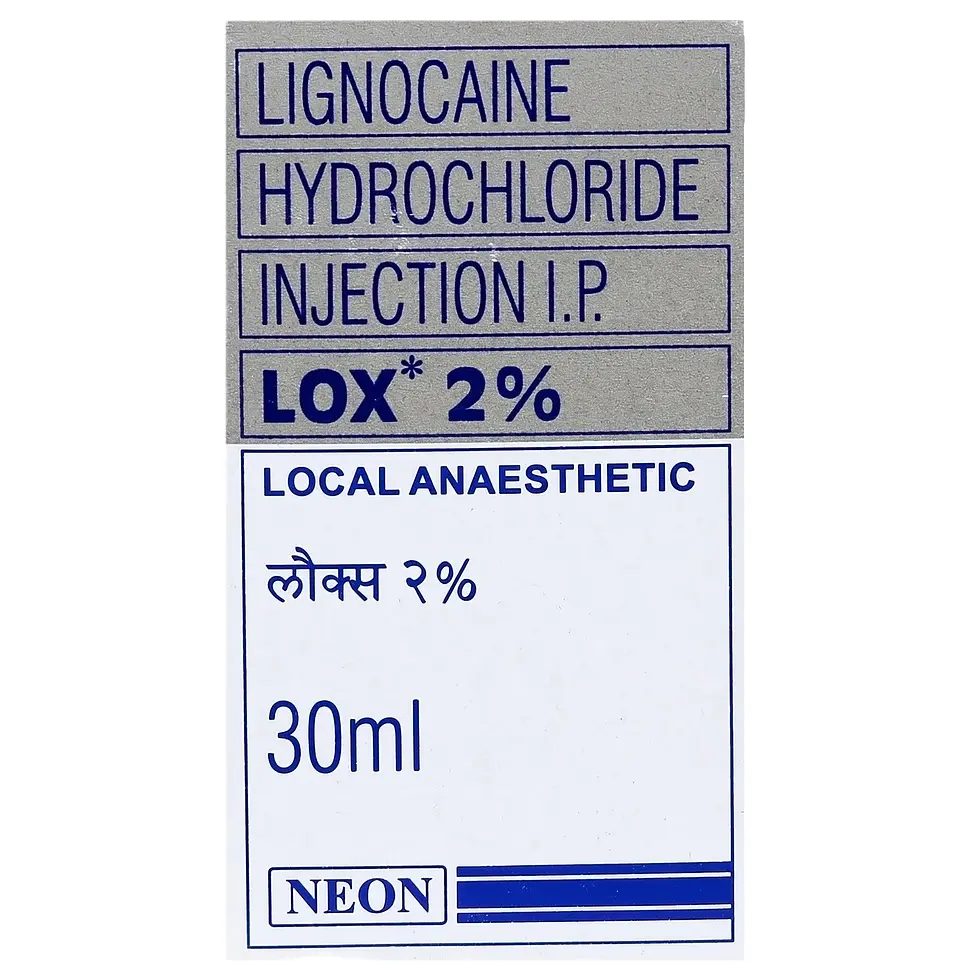 LOX 2% Injection 30ml front box image