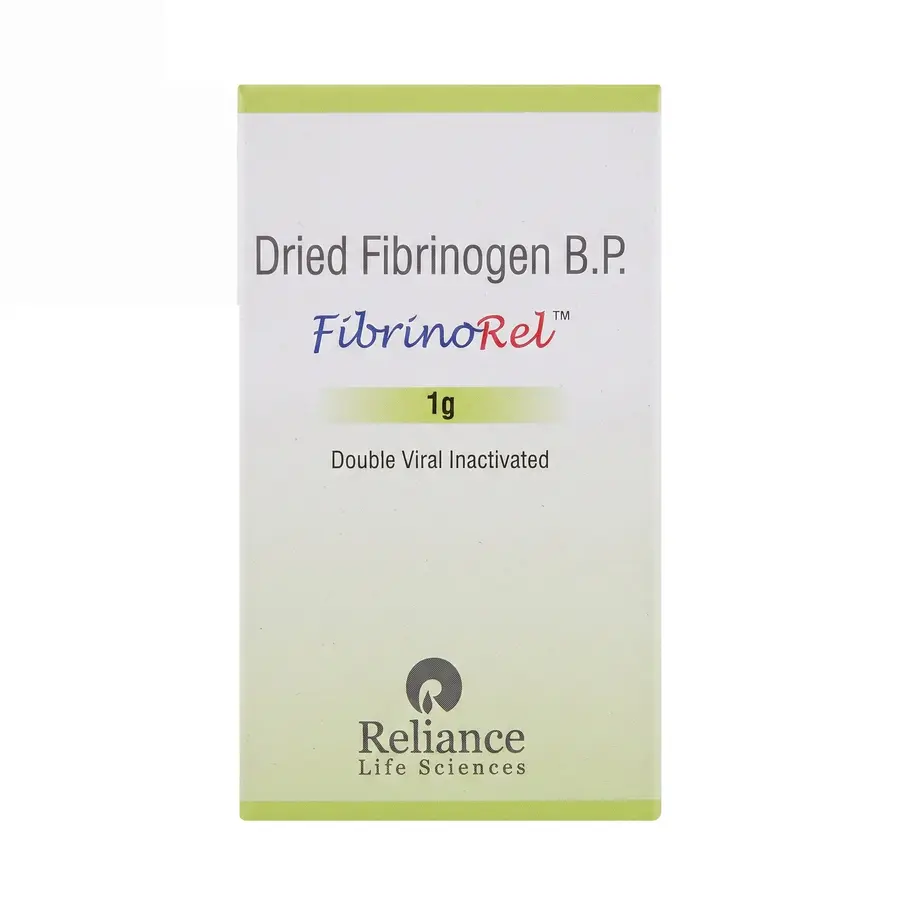 Fibrinorel 1gm Injection front box image